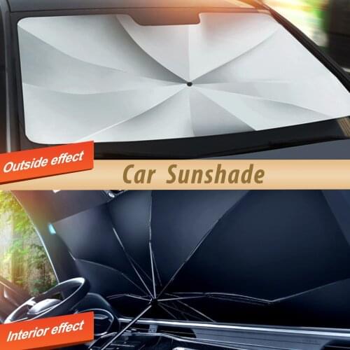 Car Parasol Car Windshield Cover UV Protection Sun Shade Front Window Interior Protection Folding Umbrella Sun Protection