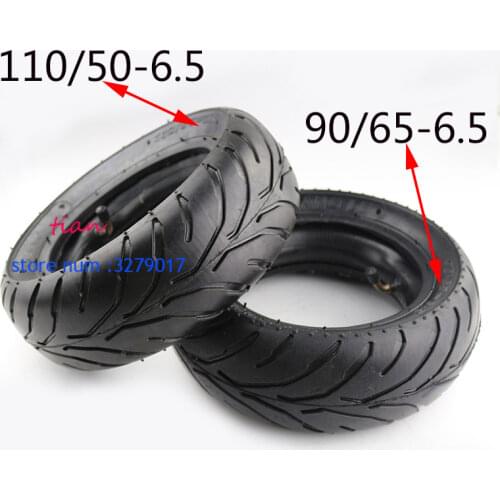 Free shipping 90/65-6.5 or 110/50-6.5 Front and rearTyres for 47cc/49cc 2 stoke air cooled Mini pocket bike Gas Electric Scooter