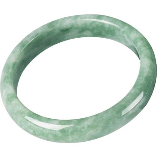 Genuine Natural Green Jade Bangle Bracelet Charm Jewellery Fashion Accessories Hand-Carved Lucky Amulet Gifts for Women Her Men
