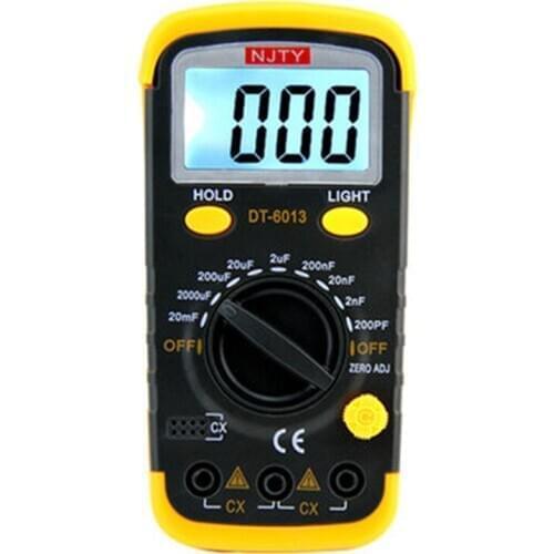 Digital Capacitance Meter LCD Display 200PF-20mF Capacity Tester