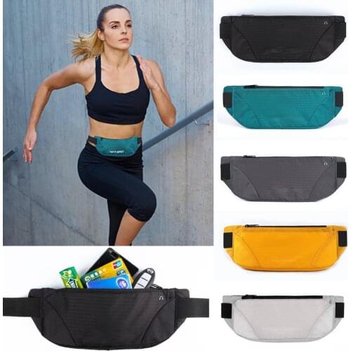 Unisex Colorful Waist Bag Waterproof Waist Bum Bag Running Jogging Belt Pouch Zip Fanny Pack Sport Runner Crossbody Bags New
