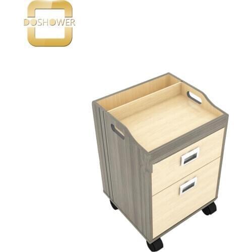 Doshower wooden furniture of beauty salon equipment of trolleys