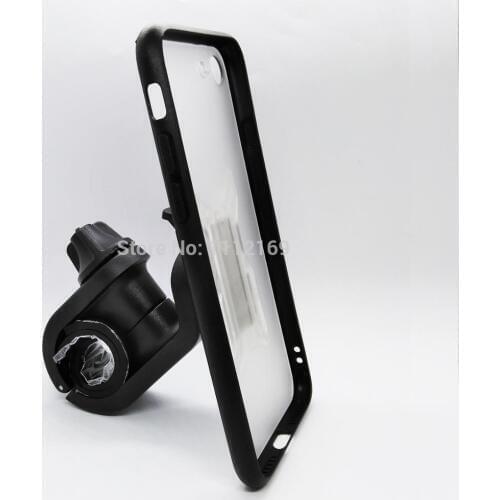 Bicycle Mount Phone Holder Bike Handle Bar Mount with ClipGrip Case and Rubber Band for iPhone 5/5S/SE/6/6S/6 Plus/7/7 Plus/11