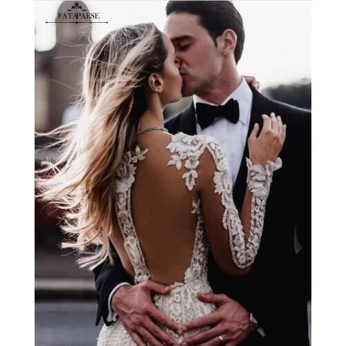 FATAPAESE Beach Wedding Dresses