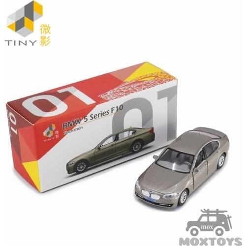 Tiny 1:64 5 Series F10 LHD Gold Diecast Model Car