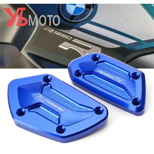 Motorcycle CNC Front Brake Clutch Fluid Reservoir Cover Caps & Logo For BMW R 1250 R R1250R 2019 2020