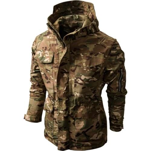 2020 Spring and Autumn New Eurocode Waterproof Camouflage Outdoor Blazer Multifunctional Tactical Hooded Mens Jacket