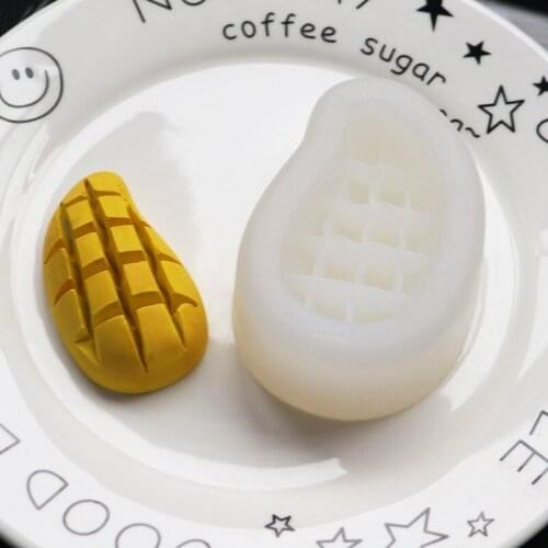 Mango Meat Turned Sugar Silicone Mold DIY Cake Decorated Ultra-light Clay Mold XGY-330
