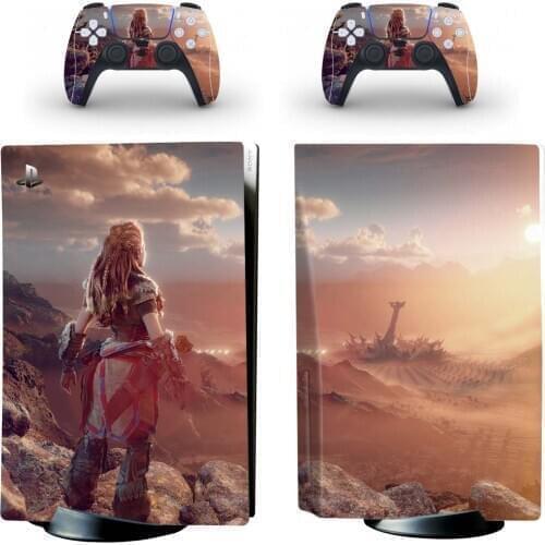 Horizon PS5 Standard Disc Skin Sticker Decal Cover for PlayStation 5 Console & Controller PS5 Skins Stickers Vinyl