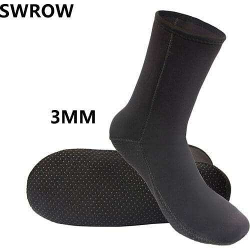 3mm neoprene diving socks adult non-slip diving socks for men and women scuba harpoon snorkeling surfing beach swimming socks