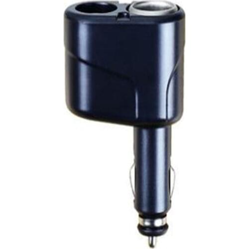 2021 May new Cigarette lighter with power socket divided into two One for two jacks