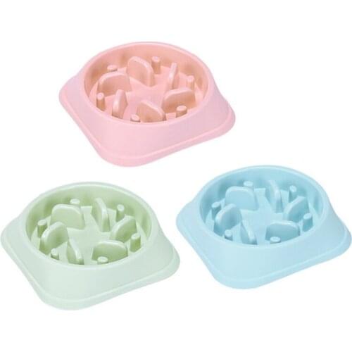 New Design Slow Feeder Cat Bowls Fun Slow Feed Interactive Bloat Stop Puzzle Cat Bowl Healt Mar-11