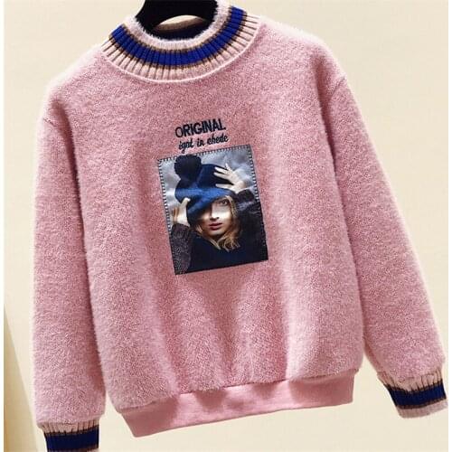 Casual Sweatshirts O-Neck 2019 Autumn Women Fashion Long Sleeve