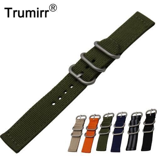 24mm Nylon Watch Band + Tool for Sony Smartwatch 2 SW2 Zulu Fabric Strap Wrist Belt Bracelet Black Gray Blue Brown Green Orange