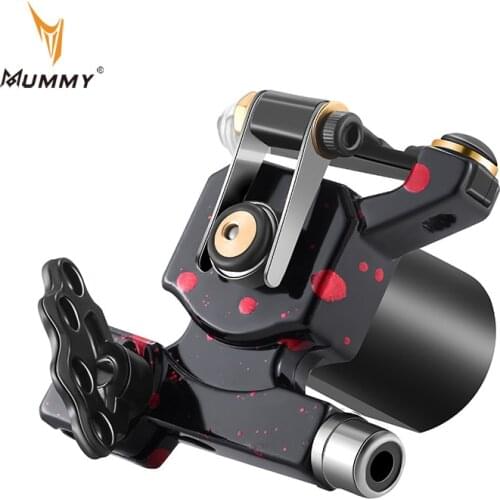 Mummy Rotaty Tattoo Machine High Quality Japan Motor Tattoo Gun Engine RCA Connector Aluminium Alloy Frame Material