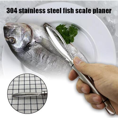 Sawtooth Fish Scales Scraping Graters Fast Remove Fish Cleaning Peeler Scraper Stainless Steel kitchen Accessorie Tool Gadge