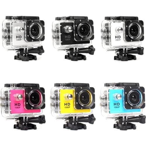 New HD Sports DV Camera Mini Sports Camera Ultra 30M 1080P Underwater Waterproof Helmet Video Recording Camera Sports Camera