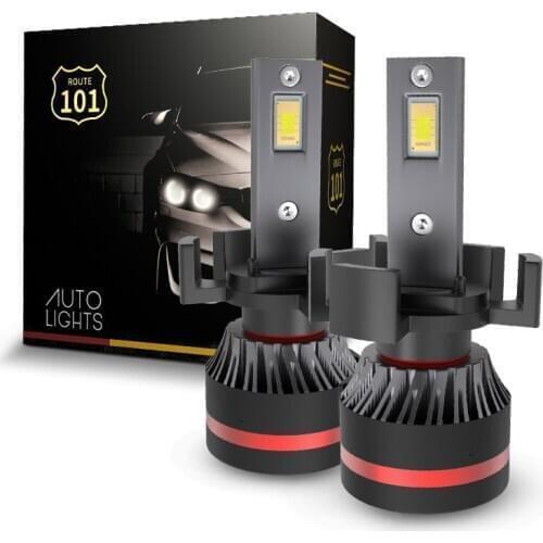 Route101 H1 LED Canbus Headlight Bulb with Adapter Retainer for Honda Odyssey Geely Vision Gleagle High Beam Headlamp