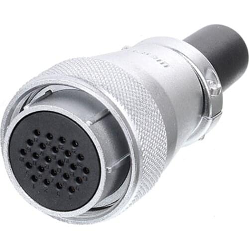 WS28 TQ Female Plug 2 3 4 7 8 9 10 12 16 17 20 24 26 35 Pin M28 Electrical Connector Weatherproof Waterproof IP67 Power Adapter