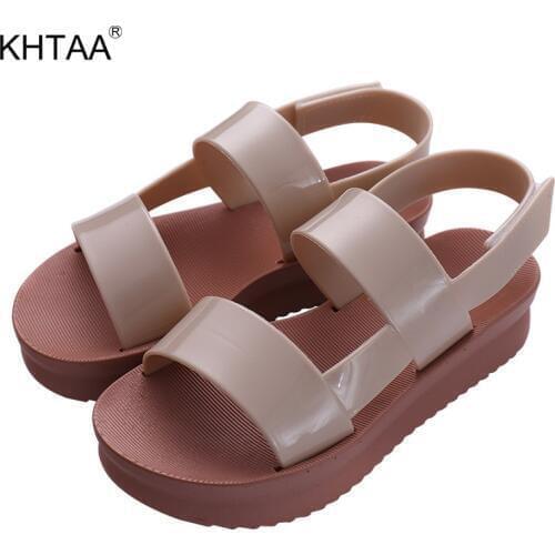 Women Summer Flat Platform Sandals Woman Hook Loop Comfortable Casual Female Fashion Ladies Beach Shoes Open Toe 2020 New