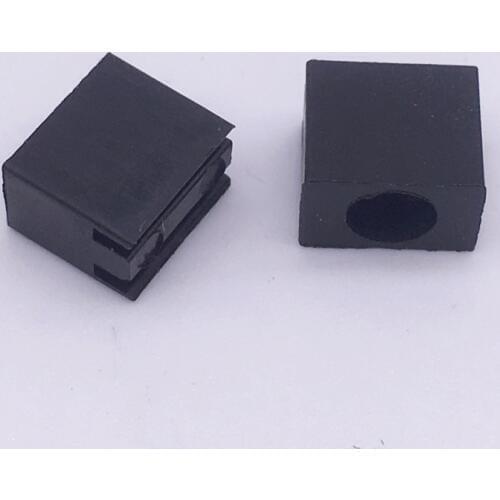 1F Led Spacer Support Square Nylon Plastic Parts Black Pack 100