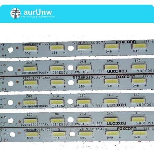 2 pieces/lot LED Backlight strip For Letv X60S lamp A600LB009L-001 512BP0160307A E253117 1P-0138C00-8010 L600HHA-3 68Leds 676mm