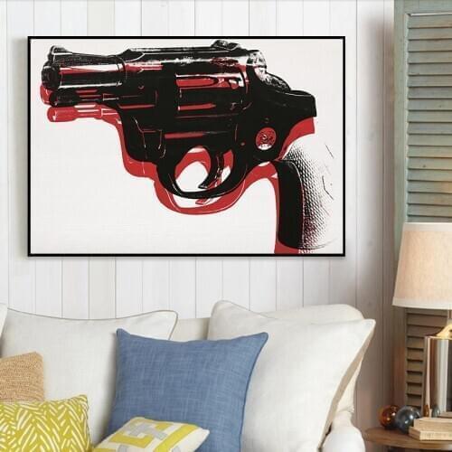 5D Diy Diamond Painting Abstract Gun Pictures For Living Room Pop Art Canvas Prints And Posters Wedding DecorationZP-4142