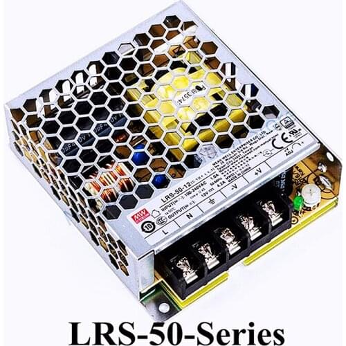 MEAN WELL LRS-50 Series 50W 3.3V 5V 12V 15V 24V 36V 48V Single output Switching Power Supply MEANWELL AC/DC 50W Single Output
