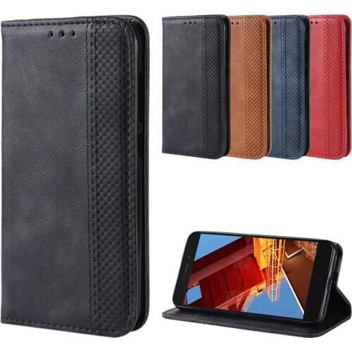 Leather phone case for Xiaomi Redmi 7 M1901F9T/E / 7A / redmiGO Go / Y3 y 3 Cover Flip card wallet with stand Retro Coque