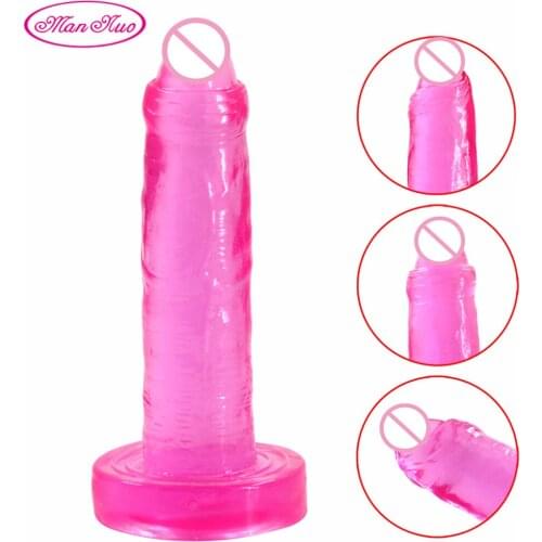 Man Nuo Women Sex Toys Realistic Dildo Soft Dildo Sex Toys for Women Sex Toys Big Dildo for Women Female Masturbation Vibrators