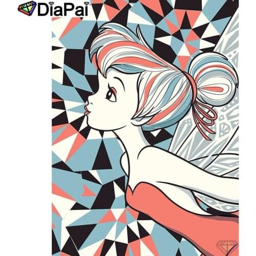 DIAPAI Diamond Painting 5D DIY 100% Full Square/Round Drill "Cartoon beauty" Diamond Embroidery Cross Stitch 3D Decor A25008