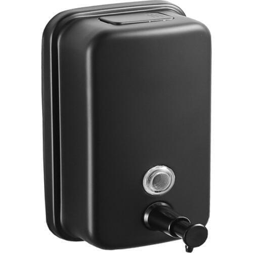 Soap Dispenser Wall mounted Black bathroom Hand Liquid Soap Dispenser/kitchen soap dispenser 304 Stainless Steel Shampoo bottles