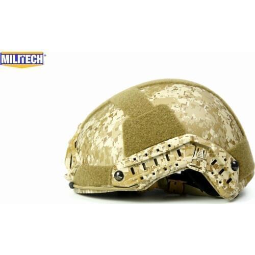 Commercial Video--Militech Desert Camo Stack Build Deluxe Liner High Cut Helmet Commercial Video