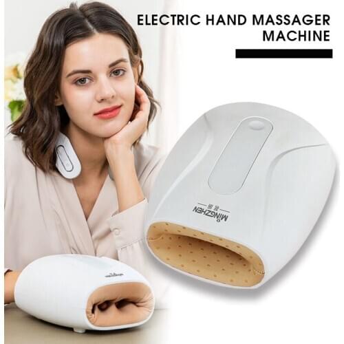 Portable Electric Hand Therapy Massager Relaxation For Arthritis Pain Relief Finger Hand Massager 3 Levels Strength Health Care