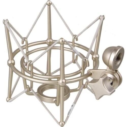 Metal Mount Stand Microphone Spider Suspension Shockproof Mic Holder Clip Bracket