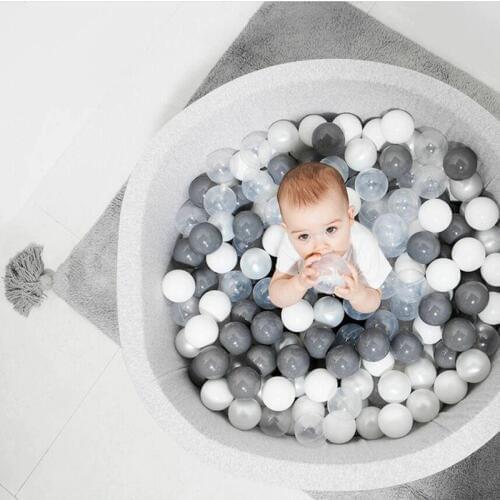 Balls For Dry Pool Toys Childrens Indoor Play Fence Sponge Marine Toys Ocean Ball Pit Baby Game Fence Sponge Ball Pool DWQ002