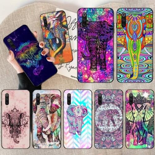 Totem Elephant Aztec Soft Phone Cover for Xiaomi Mi Note 10 Lite Mi 9T Pro xiaomi 10 10 CC9 Pro 9SE