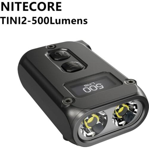 NITEOCRE TINI2 500 Lumens Type-C USB Chargeable Dual-core Constant Current Circuit Portable Miniature Waterproof Flashlight