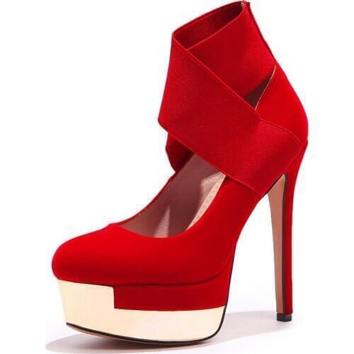 The spring of 2018 the new hate day high heel with waterproof nightclub, womens shoes 1822