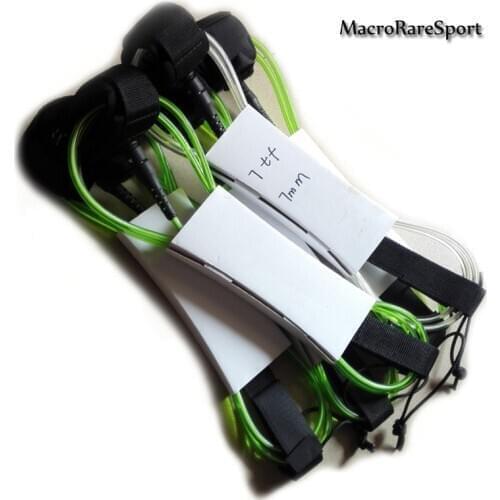 Mixed size surf foot leash 6' 7' 8' 9' 10' sup board foot rope wholesale 7pcs/lot