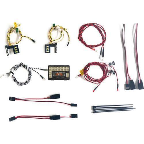 RC Car Front and Rear Led Light System Set Roof light for 1/10 TRAXXAS TRX4 Ford Bronco RC Crawler Car Refit Parts