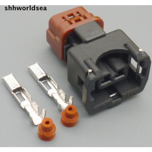 Shhworldsea 3.5mm 2 pin Old Style Fuel Injector Connector & Terminal Kit (Early Style) Case For 300ZX 1990-94TT 1990-92NA