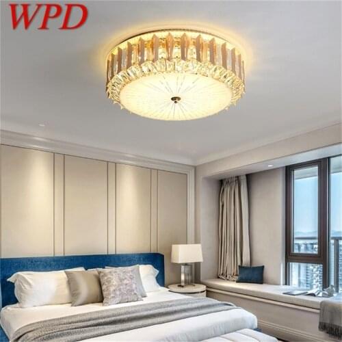 WPD Contemporary Ceiling Light LED Luxury Crystal Lamp Fixtures Home For Dining Room Decoration