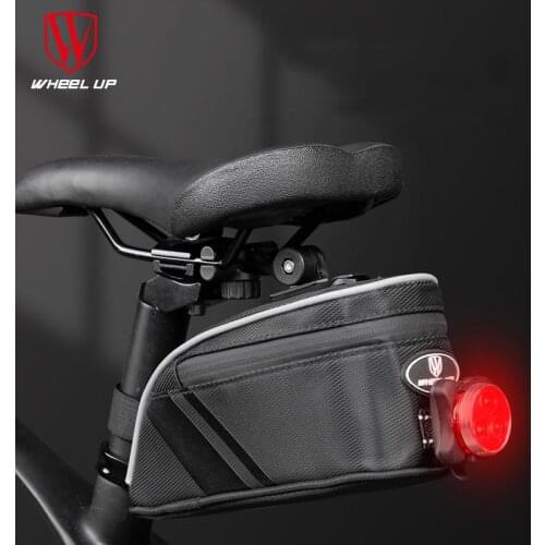 Wheel up bicycle bag mountain road bike rear tail bag bicycle rear seat bag