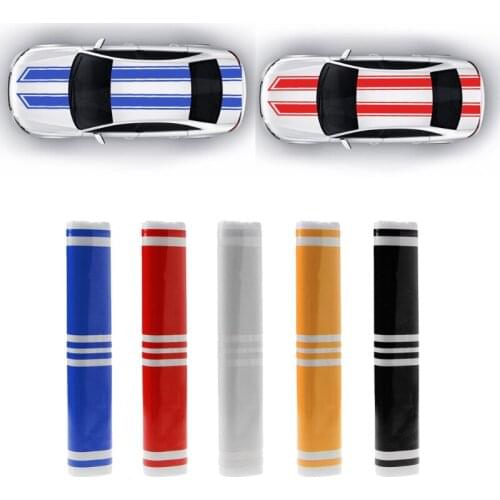 Universal Car Hood Sticker Engine Cover Reflective Decal Stripe For Honda F19A