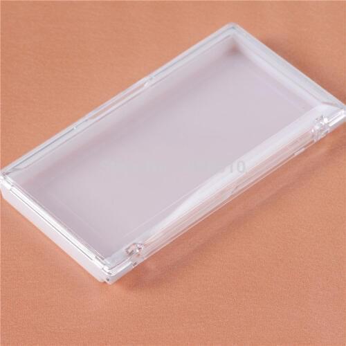Packing box for eyelash blank eyelashes plastic packaging transparent lid white tray wholesales F650