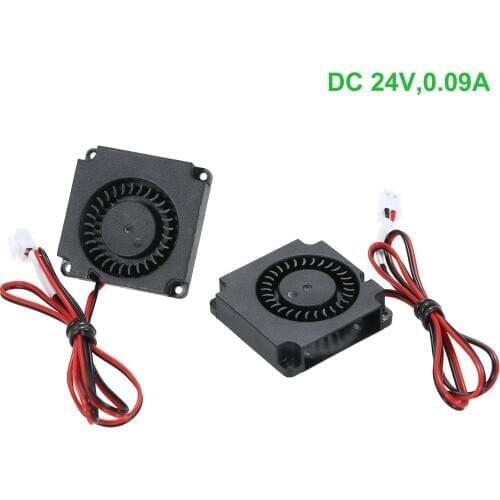 2pcs DC 24V 4010 Blower Fan Brushless Cooling Fans 40*40*10mm 2 Wire + 2 Pin Terminal for Anet ET4 ET4X ET4PRO 3D Printer parts