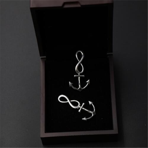 WKOUD 8pcs Silver Plated Unlimited Depth Logo Fashion Necklace Earring DIY Handmade Metal Jewelry Glamour Alloy Pendants A252