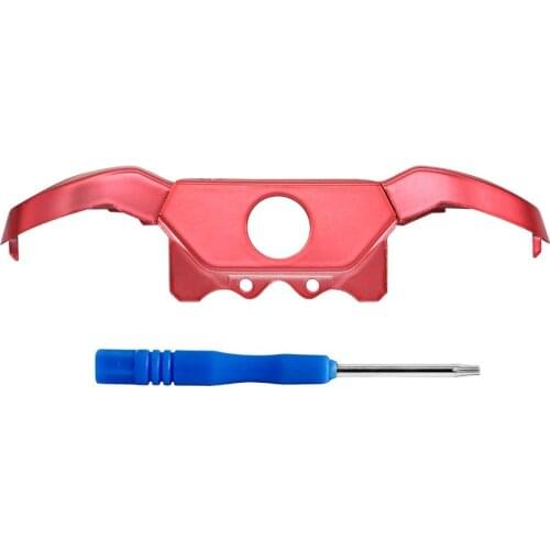 10 PCS LB RB Bumpers parts & Middle Piece Kit Made in China For Xbox One Elite Controller & with a 3.5mm jack(Red)