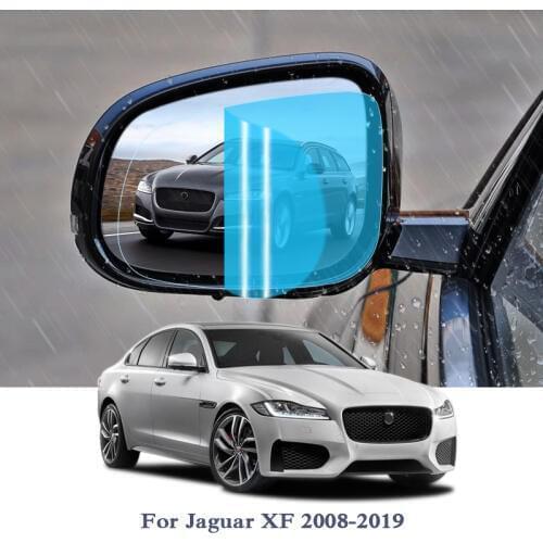 2pcs Anti Fog Car Window Clear Film Car Rearview Mirror Protective Film For Jaguar XF 2008-2019 Waterproof Car External Sticker
